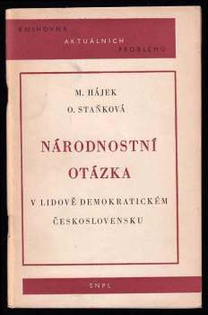 Národnostní otázka v lidově demokratickém Československu