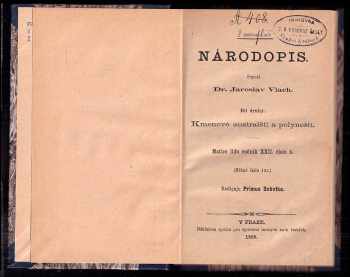 Jaroslav Vlach: Národopis