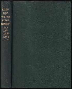 Národopisný věstník českoslovanský XXV.-XXVI. + Zpráva o činnosti Národopisné společnosti českoslovanské v roce 1931 + Ročník XXVII. - XXVIII. +