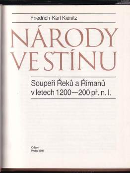 Friedrich-Karl Kienitz: Národy ve stínu