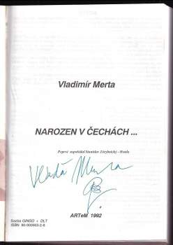 Vladimír Merta: Narozen v Čechách--