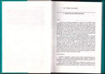Miloš Sovák: Nárys speciální pedagogiky