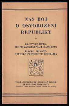 Náš boj o osvobození republiky
