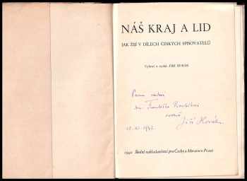 Jiří Horák: Náš kraj a lid