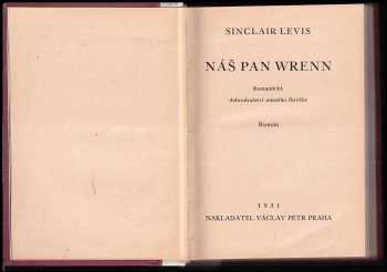 Sinclair Lewis: Náš pan Wrenn