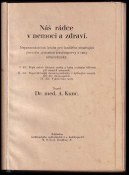 A Kunc: Náš rádce v nemoci a zdraví