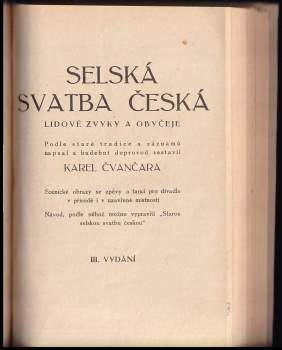 Karel Čvančara: Selská svatba česká