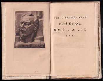 Miroslav Tyrš: Náš úkol, směr a cíl