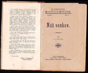František Josef Andrlík: Náš venkov