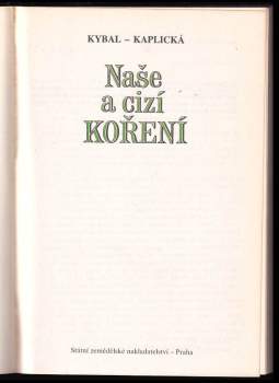 Naše a cizí koření
