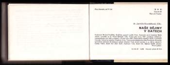 Jarmila Koudelková: Naše dějiny v datech