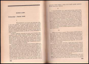 František Laichter: Naše doba. Revue pro vědu, umění a život sociální ROČNÍK 42.