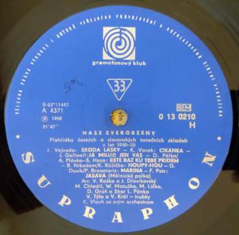 Karel Vlach Orchestra: Naše Evergreeny