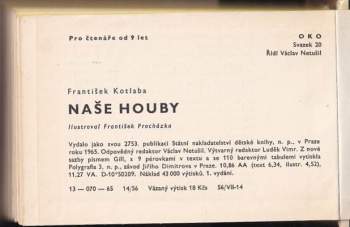 František Kotlaba: Naše houby