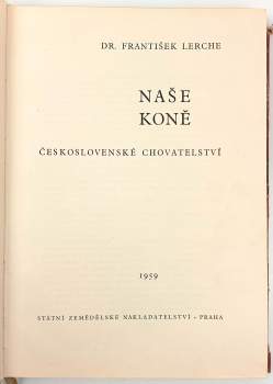 František Lerche: Naše koně