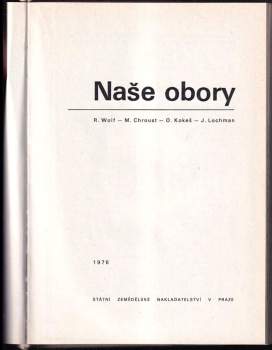 Josef Lochman: Naše obory