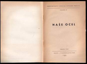 M Frolov: Naše ocel