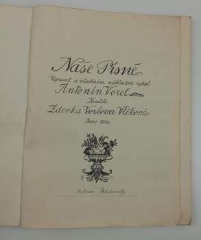 Zdenka Vorlová-Vlčková: Naše Písně
