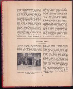 Bohumil Tožička: Naše Praha Ročník IV + V 1927-28