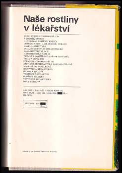 Jaroslav Korbelář: Naše rostliny v lékařství