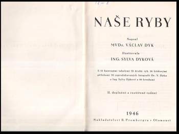 Václav Dyk: Naše ryby