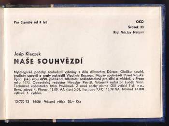 Josip Kleczek: Naše souhvězdí