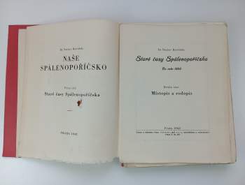 Václav Davídek: Naše Spálenopoříčsko. Do roku 1848