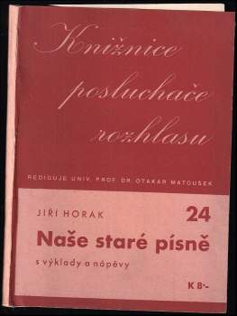 Naše staré písně