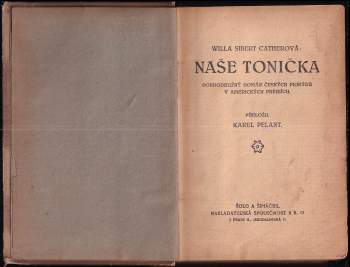 Willa Sibert Cather: Naše Tonička