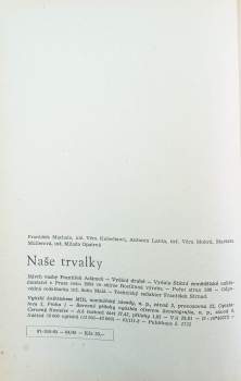 František Machala: Naše trvalky