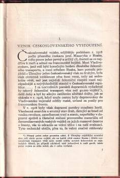 František Šteidler: Naše vystoupení v Rusku r. 1918