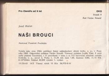 Josef Mařan: Naši brouci