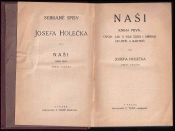 Josef Holeček: Naši