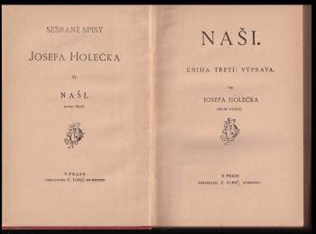 Josef Holeček: Naši