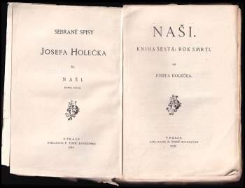 Josef Holeček: Naši