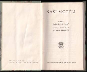Bohumil Starý: Naši motýli