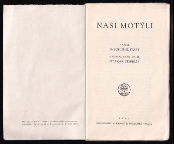 Bohumil Starý: Naši motýli