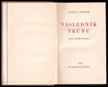 Ludwig Winder: Následník trůnu