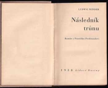 Ludwig Winder: Následník trůnu