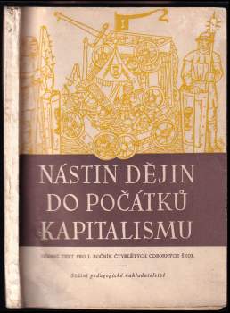 Nástin dějin do počátku kapitalismu