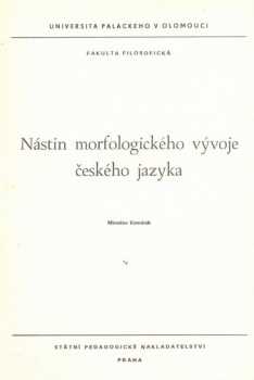 Nástin morfologického vývoje českého jazyka