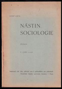 Nástin sociologie