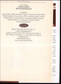 Aleš Cibulka: Nataša Gollová