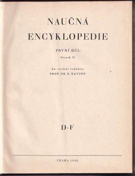 Naučná encyklopedie - slovník přírodních věd