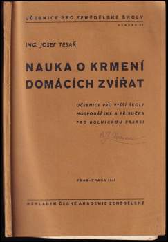 Nauka o krmení domácích zvířat