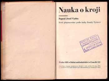 Renata Tyršová: Nauka o kroji