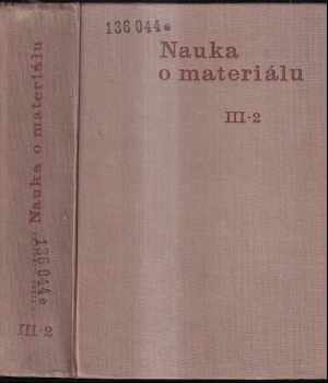 František Píšek: Nauka o materiálu