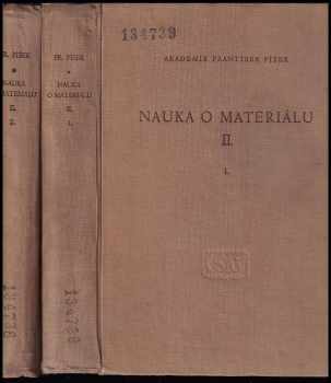 František Píšek: Nauka o materiálu