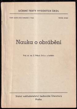 Nauka o obrábění
