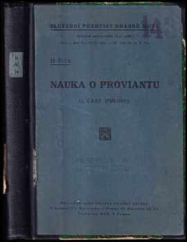 Nauka o proviantu